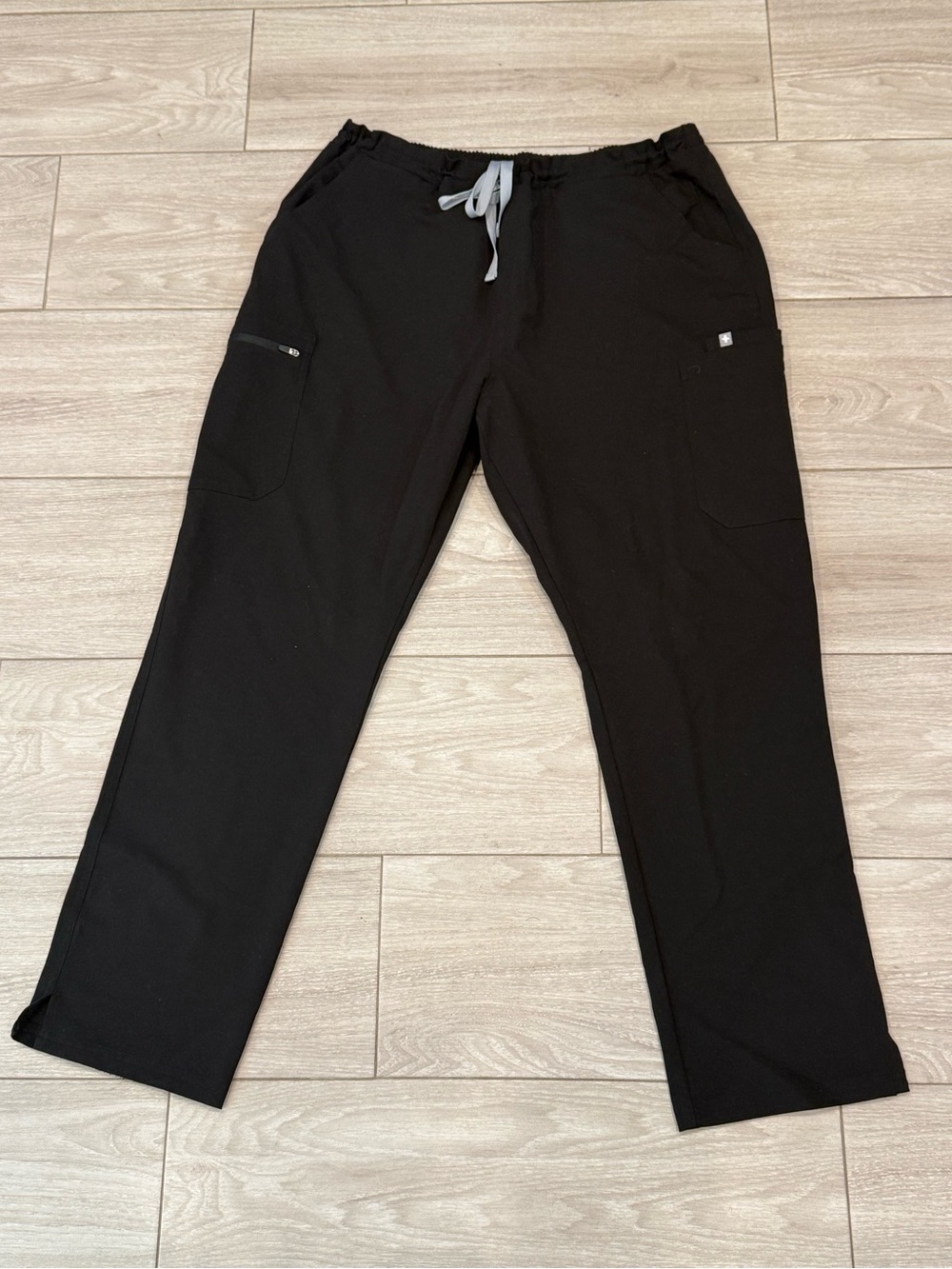 FIGS Yola Skinny Scrub Pants Black XL Technical Collection